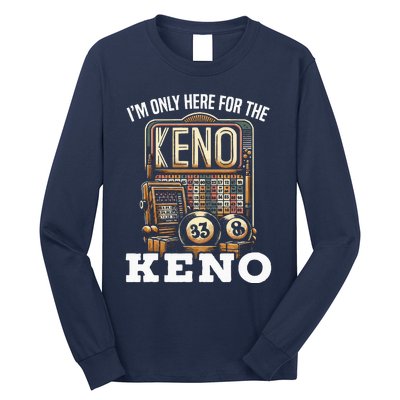 Playing Keno Numbers Casino Keno Player Long Sleeve Shirt