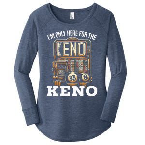 Playing Keno Numbers Casino Keno Player Women's Perfect Tri Tunic Long Sleeve Shirt