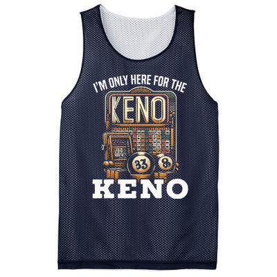 Playing Keno Numbers Casino Keno Player Mesh Reversible Basketball Jersey Tank