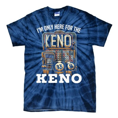 Playing Keno Numbers Casino Keno Player Tie-Dye T-Shirt