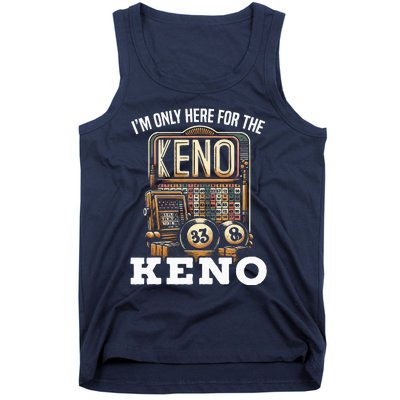 Playing Keno Numbers Casino Keno Player Tank Top