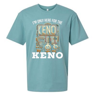 Playing Keno Numbers Casino Keno Player Sueded Cloud Jersey T-Shirt