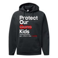 Protect Kid Not Guns Protect Our Kid Not Gun Guns Reform Now Uvalde Performance Fleece Hoodie