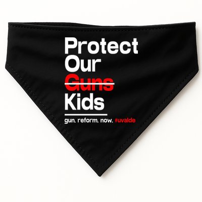Protect Kid Not Guns Protect Our Kid Not Gun Guns Reform Now Uvalde USA-Made Doggie Bandana