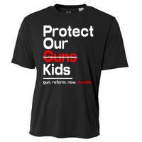 Protect Kid Not Guns Protect Our Kid Not Gun Guns Reform Now Uvalde Cooling Performance Crew T-Shirt