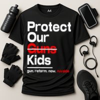 Protect Kid Not Guns Protect Our Kid Not Gun Guns Reform Now Uvalde Cooling Performance Crew T-Shirt