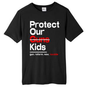 Protect Kid Not Guns Protect Our Kid Not Gun Guns Reform Now Uvalde Tall Fusion ChromaSoft Performance T-Shirt