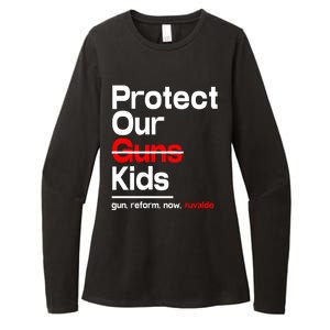 Protect Kid Not Guns Protect Our Kid Not Gun Guns Reform Now Uvalde Womens CVC Long Sleeve Shirt