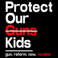 Protect Kid Not Guns Protect Our Kid Not Gun Guns Reform Now Uvalde Women's V-Neck T-Shirt