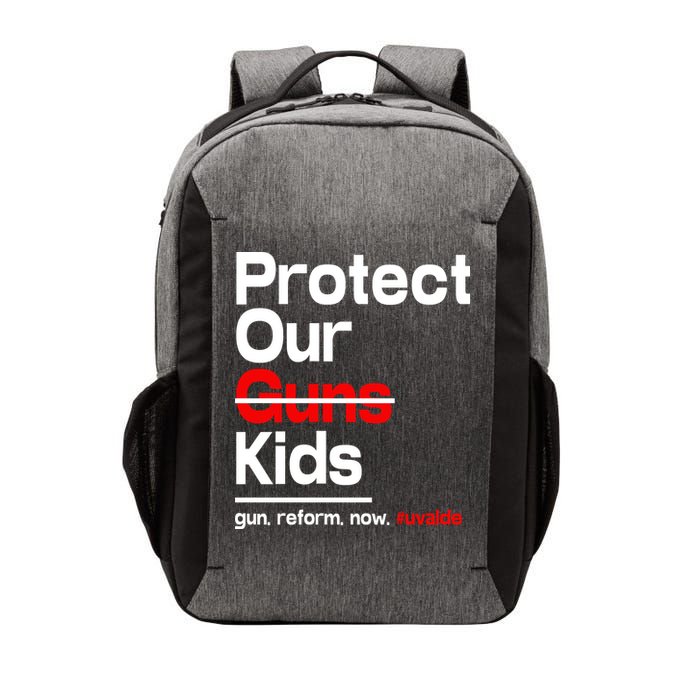 Protect Kid Not Guns Protect Our Kid Not Gun Guns Reform Now Uvalde Vector Backpack