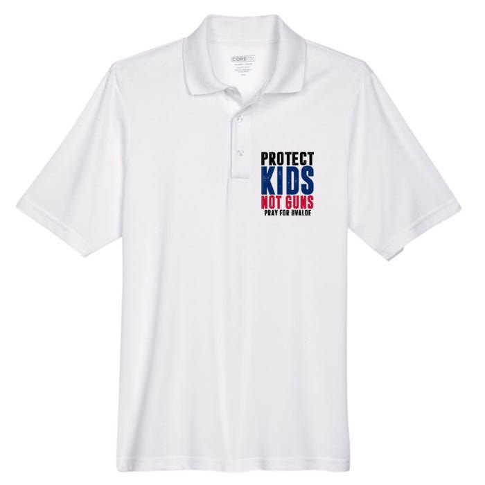 Protect Kids Not Guns Pray For Uvalde Men's Origin Performance Pique Polo