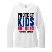 Protect Kids Not Guns Pray For Uvalde Womens CVC Long Sleeve Shirt