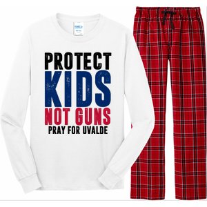 Protect Kids Not Guns Pray For Uvalde Long Sleeve Pajama Set