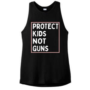 Protect Kids Not Guns End Gun Violence Uvalde Strong Ladies PosiCharge Tri-Blend Wicking Tank