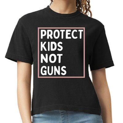 Protect Kids Not Guns End Gun Violence Uvalde Strong Comfort Colors Boxy T-Shirt