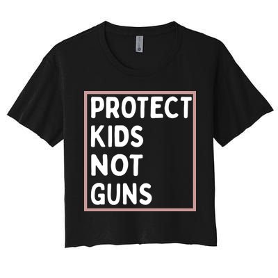 Protect Kids Not Guns End Gun Violence Uvalde Strong Crop Top