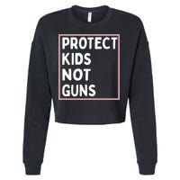 Protect Kids Not Guns End Gun Violence Uvalde Strong Cropped Pullover Crew