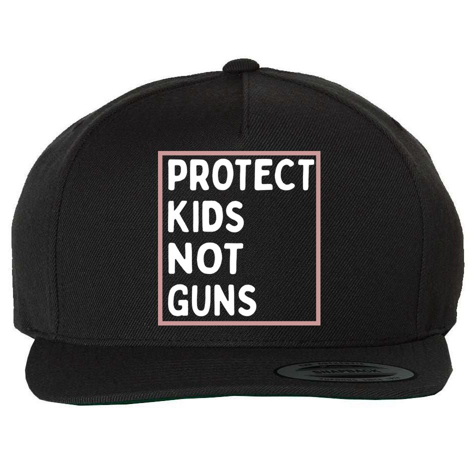 Protect Kids Not Guns End Gun Violence Uvalde Strong Wool Snapback Cap