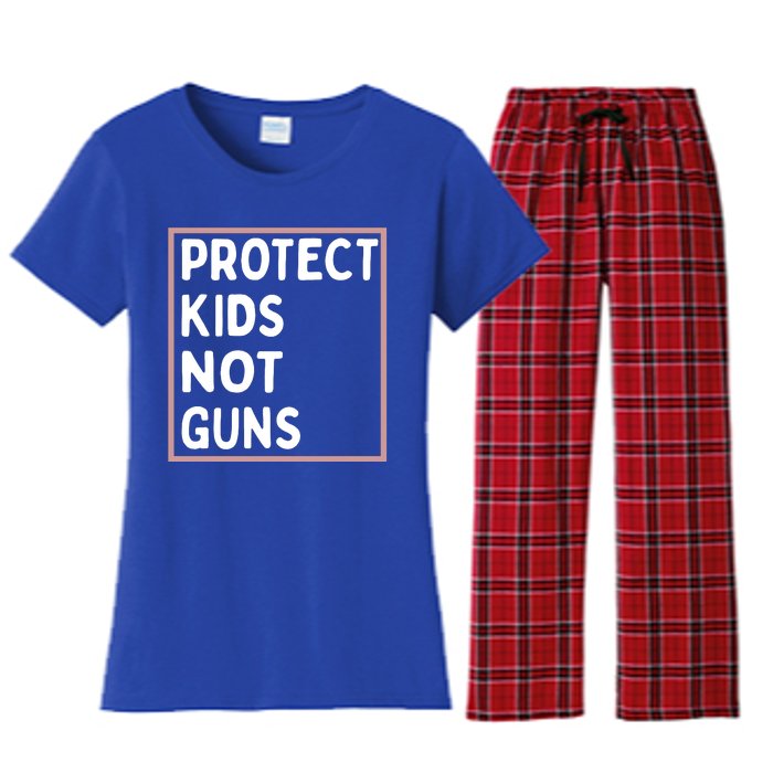 Protect Kids Not Guns End Gun Violence Uvalde Strong Women's Flannel Pajama Set