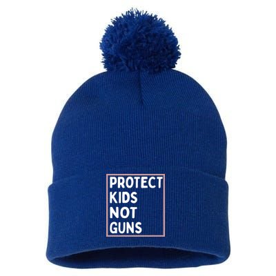 Protect Kids Not Guns End Gun Violence Uvalde Strong Pom Pom 12in Knit Beanie
