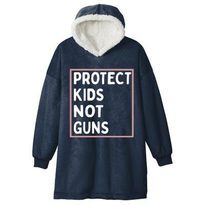 Protect Kids Not Guns End Gun Violence Uvalde Strong Hooded Wearable Blanket