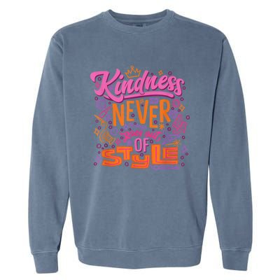 Princess Kindness Never Goes Out Garment-Dyed Sweatshirt