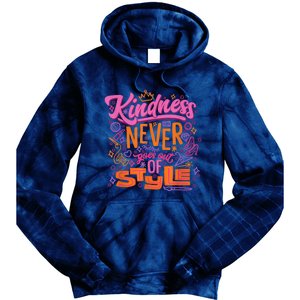 Princess Kindness Never Goes Out Tie Dye Hoodie