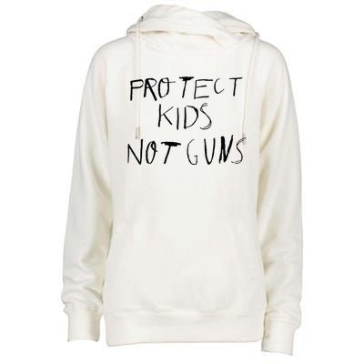 Protect Kids Not Gun Anti Gun Gun Control Womens Funnel Neck Pullover Hood