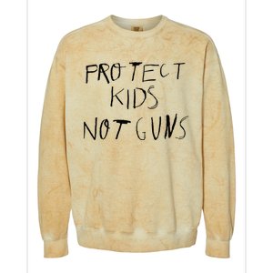 Protect Kids Not Gun Anti Gun Gun Control Colorblast Crewneck Sweatshirt