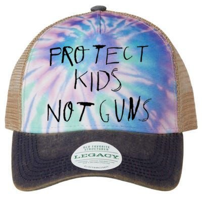 Protect Kids Not Gun Anti Gun Gun Control Legacy Tie Dye Trucker Hat