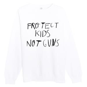 Protect Kids Not Gun Anti Gun Gun Control Premium Crewneck Sweatshirt