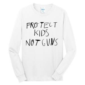 Protect Kids Not Gun Anti Gun Gun Control Tall Long Sleeve T-Shirt