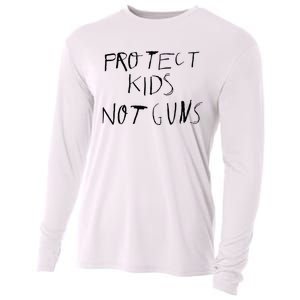 Protect Kids Not Gun Anti Gun Gun Control Cooling Performance Long Sleeve Crew