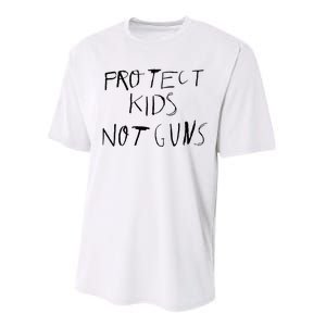 Protect Kids Not Gun Anti Gun Gun Control Performance Sprint T-Shirt