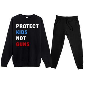 Protect Kids Not Guns Premium Crewneck Sweatsuit Set