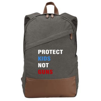 Protect Kids Not Guns Cotton Canvas Backpack