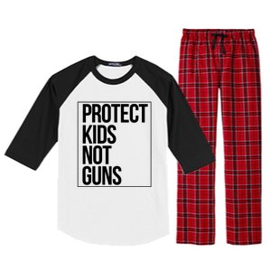 Protects Kidss Not Guns Raglan Sleeve Pajama Set