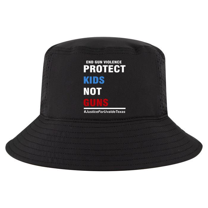 Protect Kids Not Guns Justice For Uvalde Texas Cool Comfort Performance Bucket Hat