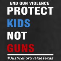 Protect Kids Not Guns Justice For Uvalde Texas Garment-Dyed Heavyweight T-Shirt