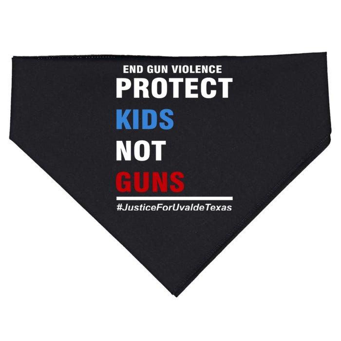 Protect Kids Not Guns Justice For Uvalde Texas USA-Made Doggie Bandana