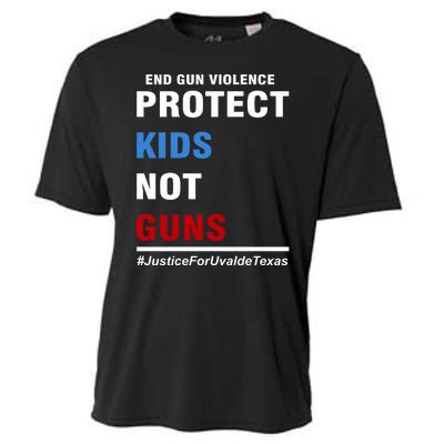 Protect Kids Not Guns Justice For Uvalde Texas Cooling Performance Crew T-Shirt