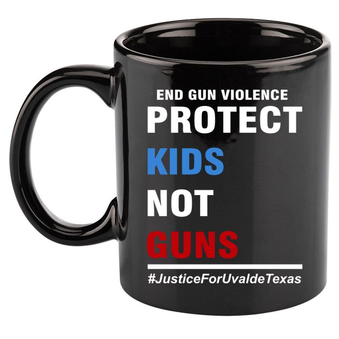 Protect Kids Not Guns Justice For Uvalde Texas 11oz C Handle Ceramic Mug