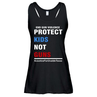 Protect Kids Not Guns Justice For Uvalde Texas Ladies Essential Flowy Tank