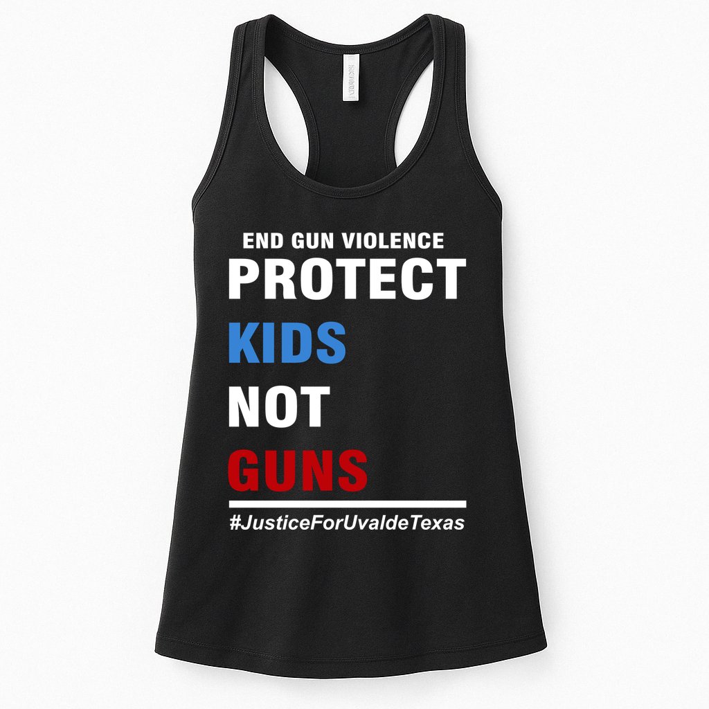 Protect Kids Not Guns Justice For Uvalde Texas Womens Tank Top