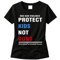 Protect Kids Not Guns Justice For Uvalde Texas Womens T-Shirt