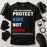 Protect Kids Not Guns #JusticeForUvalde Cooling Performance Crew T-Shirt