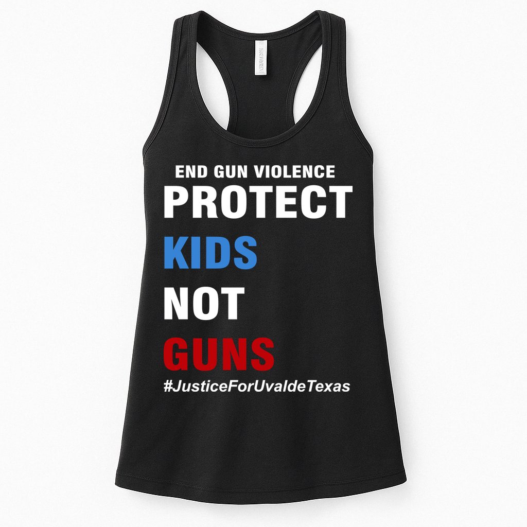 Protect Kids Not Guns #JusticeForUvalde Womens Tank Top