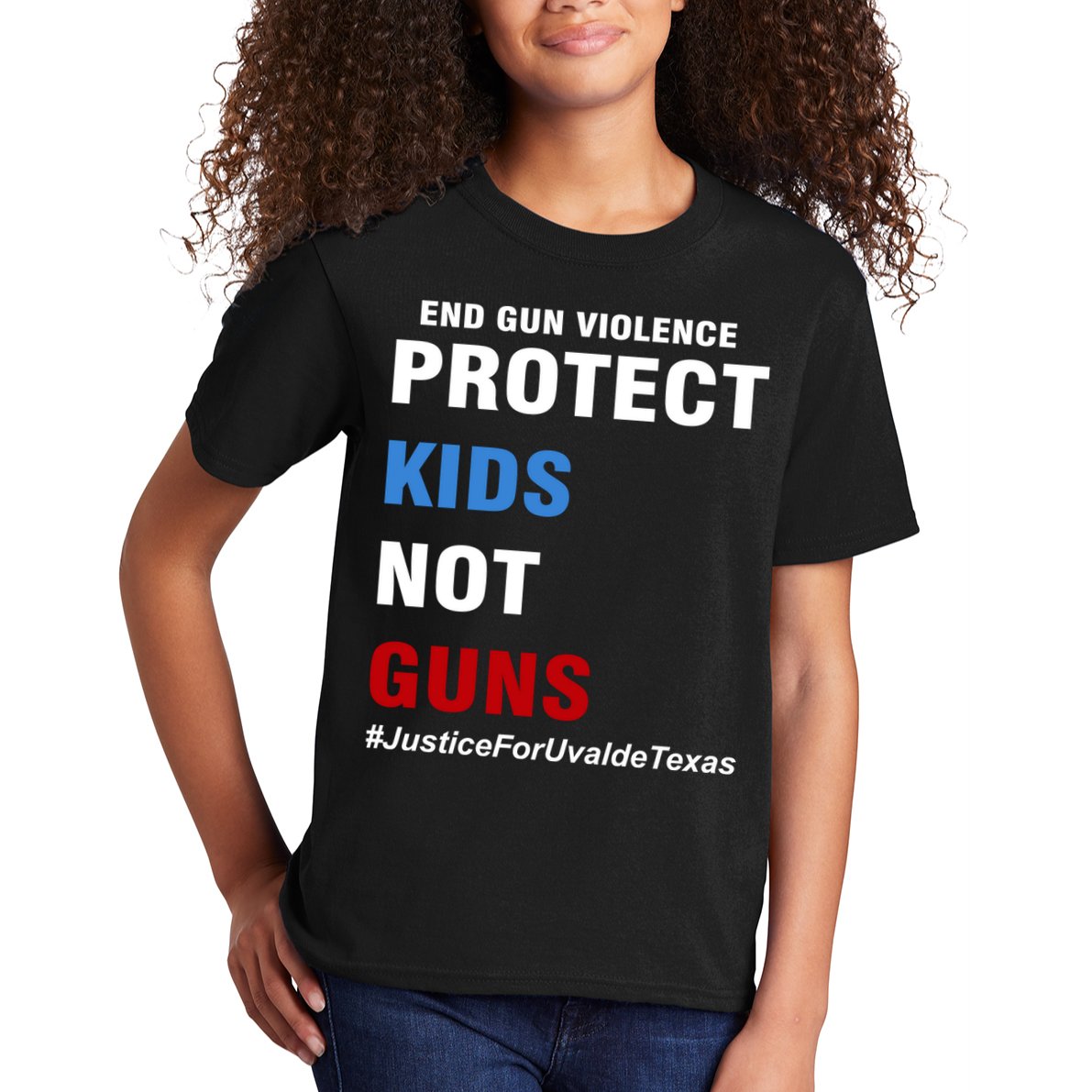 Protect Kids Not Guns #JusticeForUvalde Kids T-Shirt