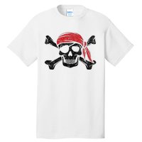 Pirate Kids Or Adults Crossbones And Skull Tall T-Shirt