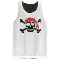 Pirate Kids Or Adults Crossbones And Skull Mesh Reversible Basketball Jersey Tank